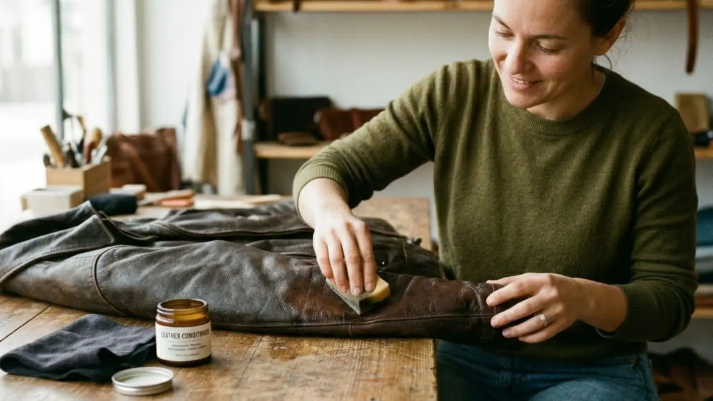 Cuidados de la chaqueta de cuero